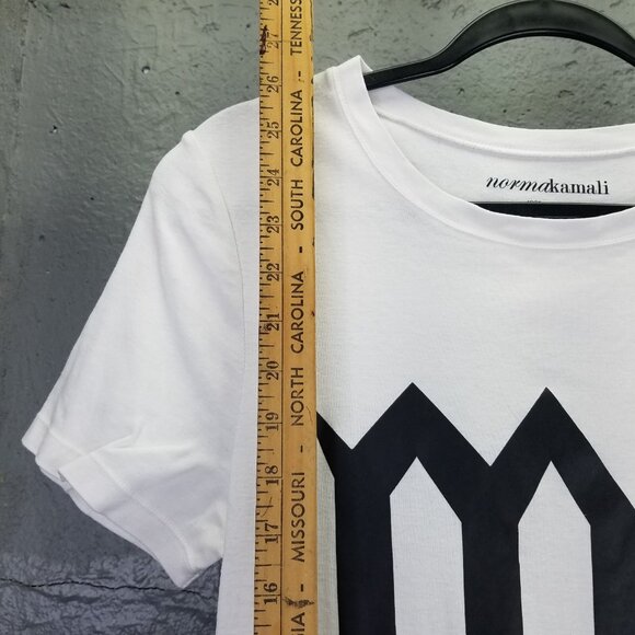 Norma Kamali VIRGO T-Shirt Women's XL Zodiac Astrology Tee Organic Cotton White - Picture 13 of 15